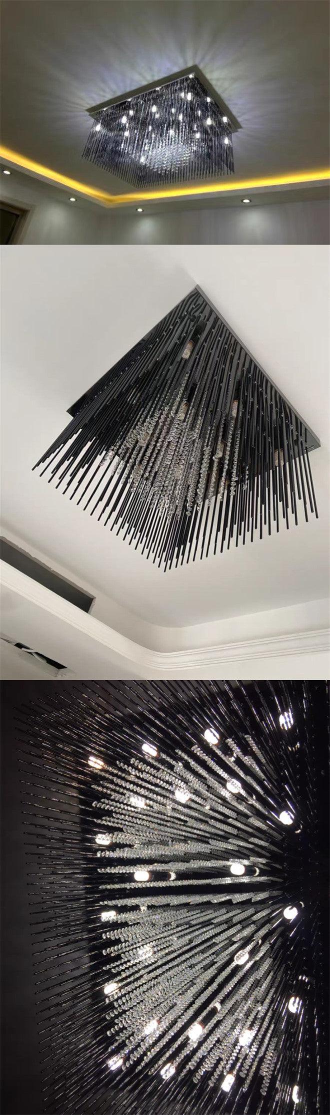 Modern Luxury Crystal LED Ceiling Lights - Galastellar