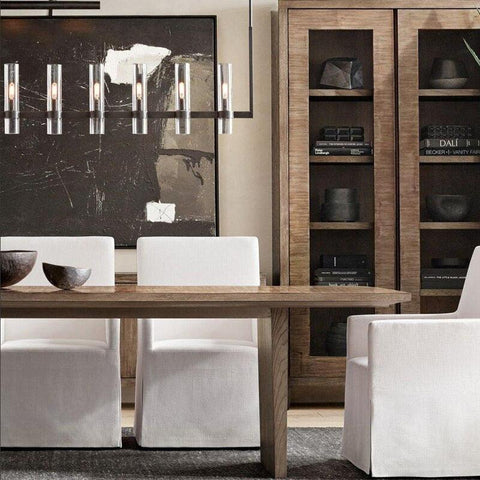 Modern Luxury LED Brass Bar Chandelier - Galastellar Modern Luxury LED Brass Bar Chandelier - Galastellar