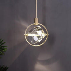 Modern Minimalist Crystal Pendant Lamp - Galastellar