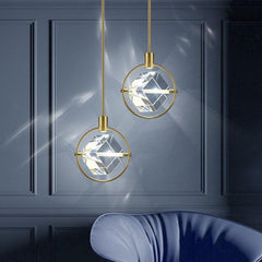 Modern Minimalist Crystal Pendant Lamp - Galastellar