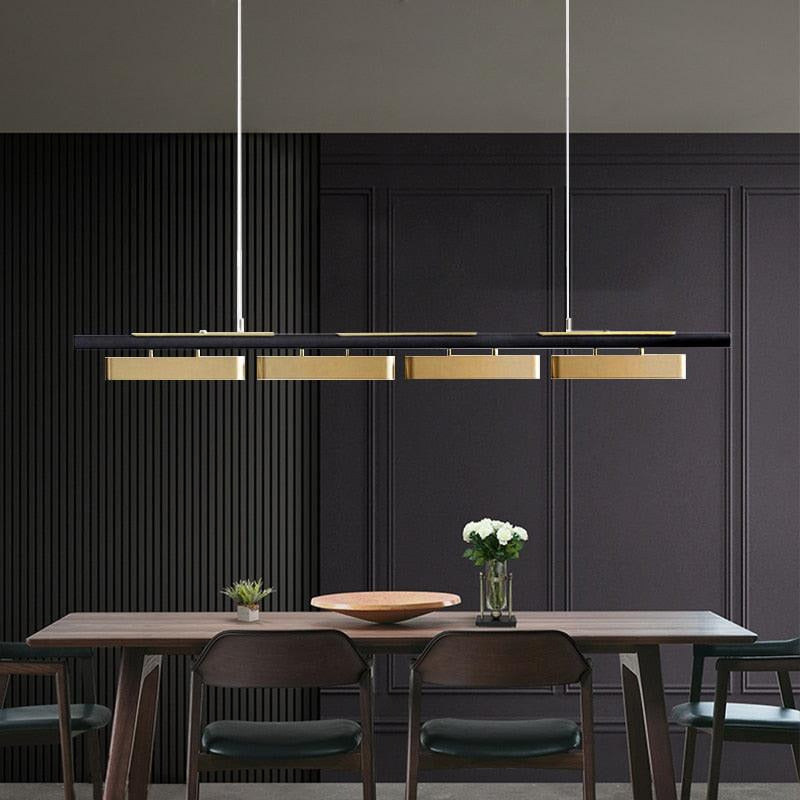 Modern Minimalist LED Stainless Steel Hanging Lights - Galastellar