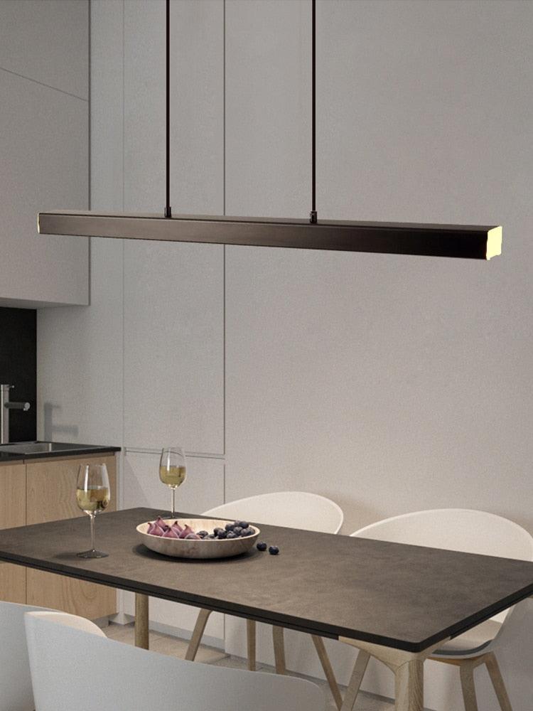 Modern Minimalist Nordic Creative LED Bar Pendant Light - Galastellar