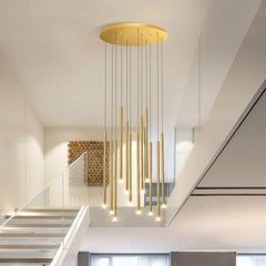 Modern Minimalist Stair Chandelier - Galastellar