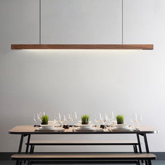 Modern Minimalist Style Walnut Hanging Lamp - Galastellar