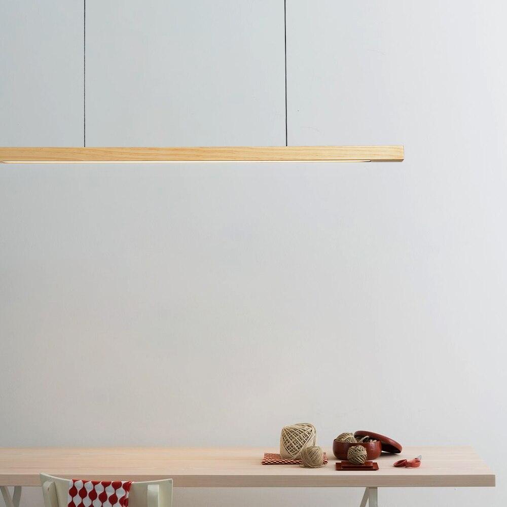 Modern Minimalist Style Walnut Hanging Lamp - Galastellar