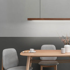 Modern Minimalist Style Walnut Hanging Lamp - Galastellar