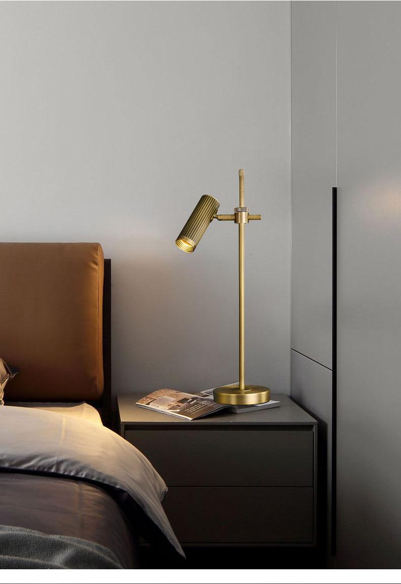 Modern Retro Copper LED Table Lamps - Galastellar