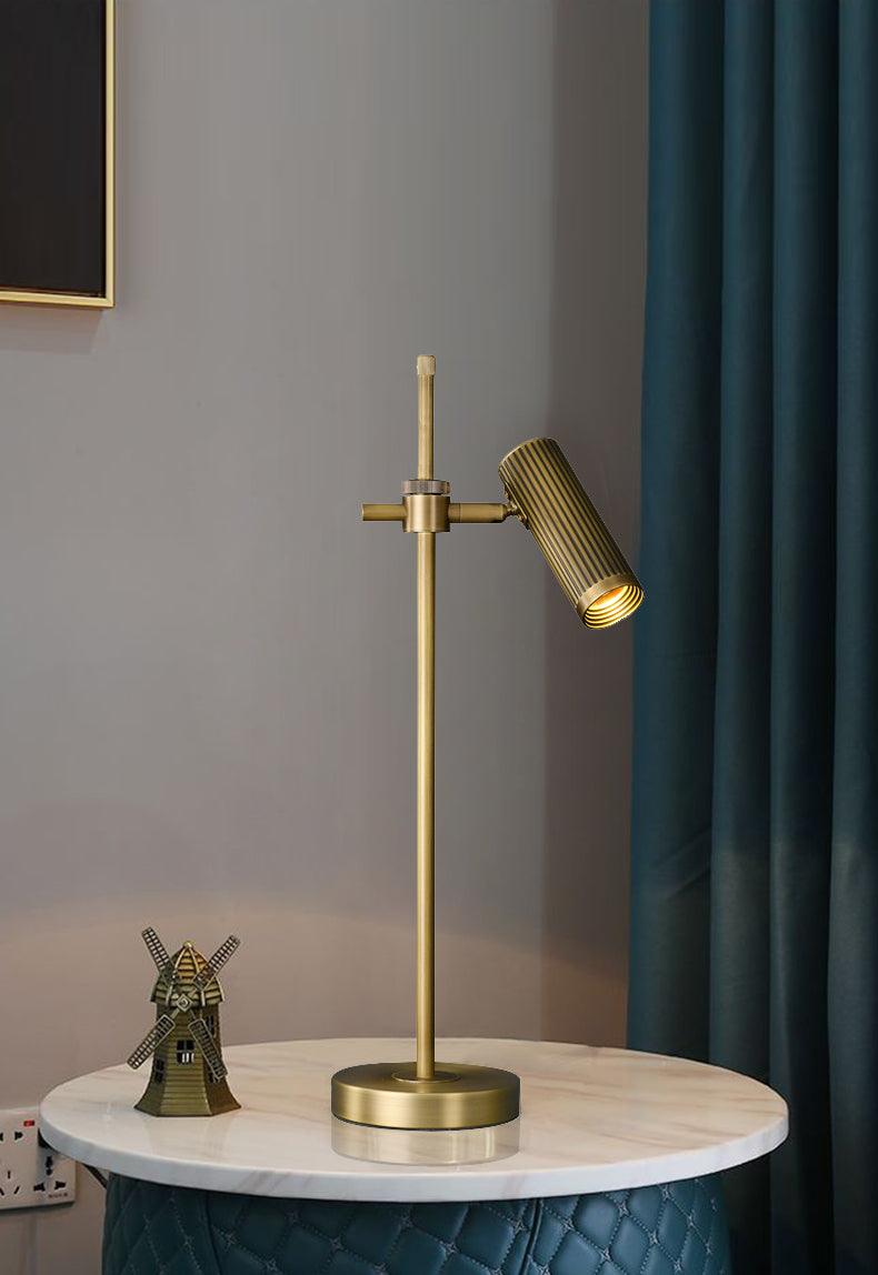 Modern Retro Copper LED Table Lamps - Galastellar