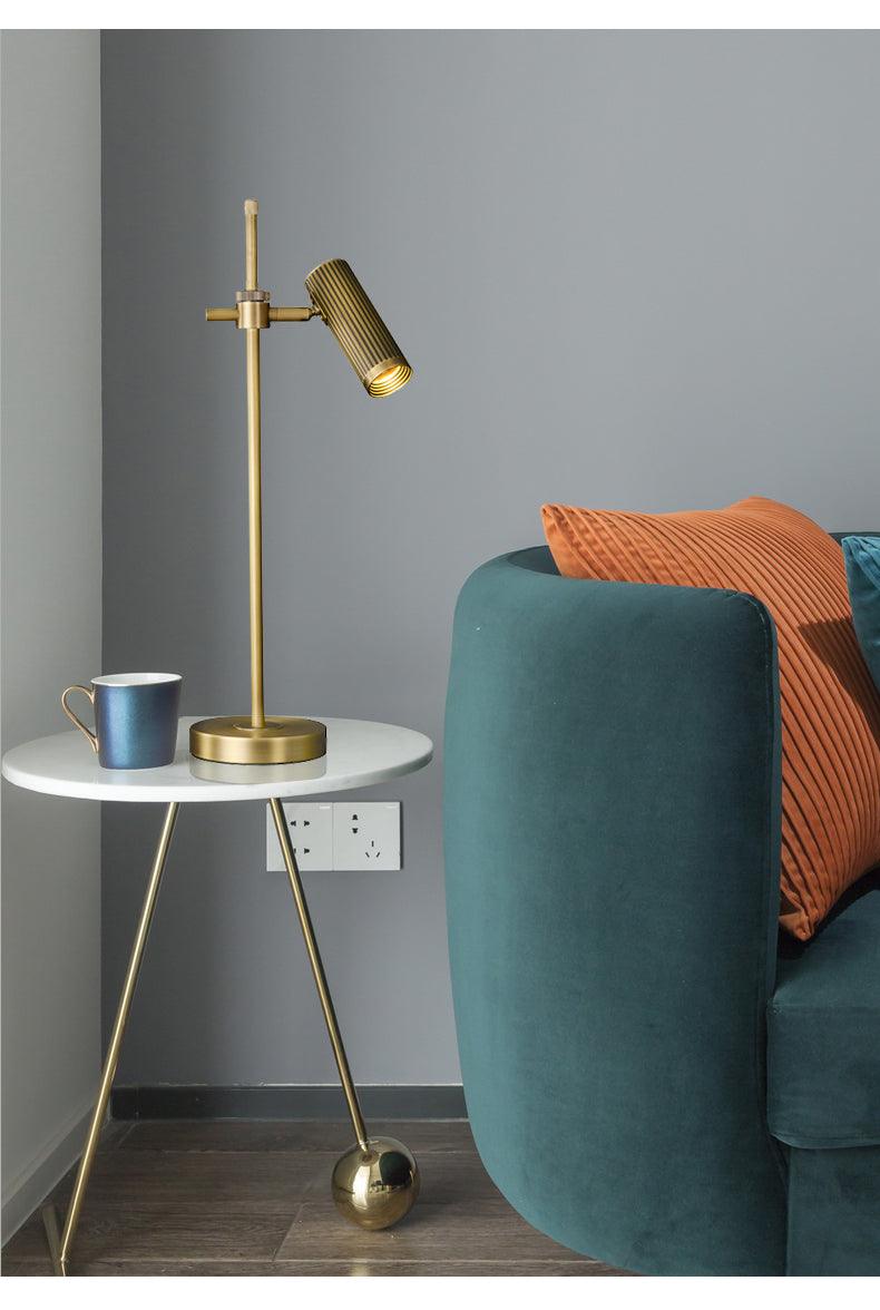 Modern Retro Copper LED Table Lamps - Galastellar