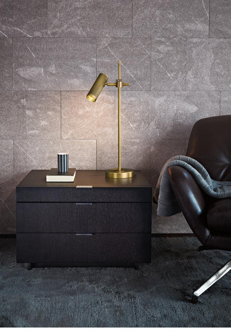 Modern Retro Copper LED Table Lamps - Galastellar