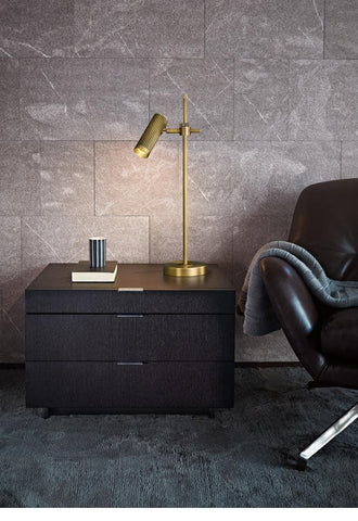 Modern Retro Copper LED Table Lamps - Galastellar Modern Retro Copper LED Table Lamps - Galastellar