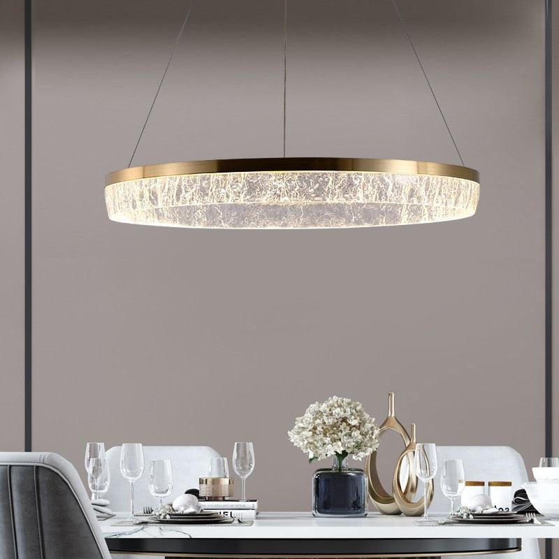 Modern Simple Circular LED Chandelier - Galastellar