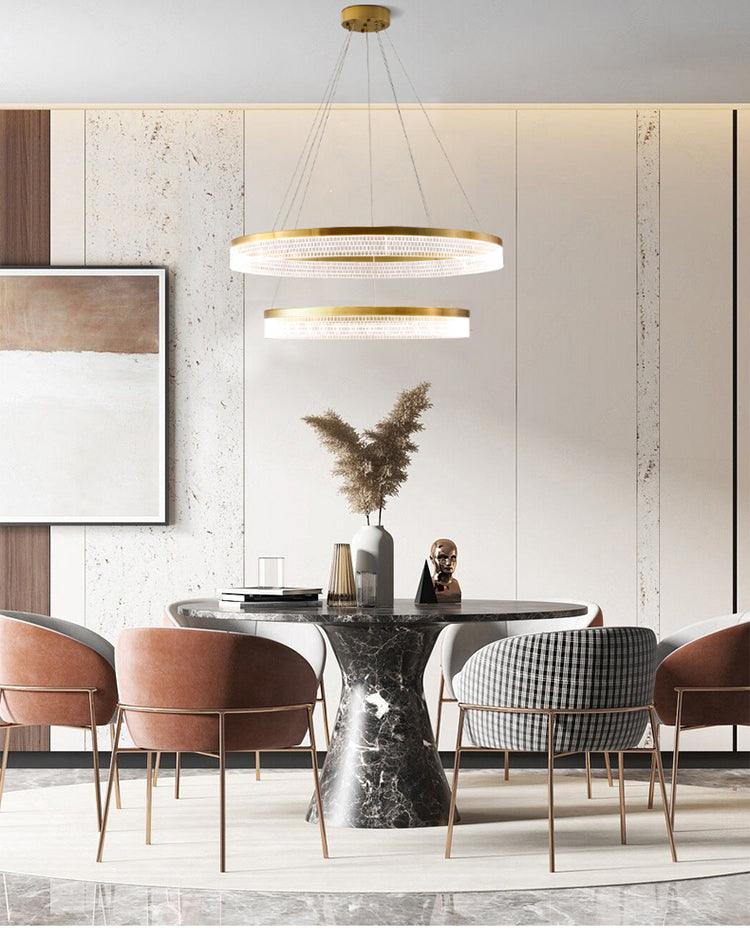 Modern Simple Circular LED Chandelier - Galastellar