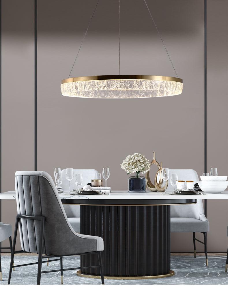 Modern Simple Circular LED Chandelier - Galastellar