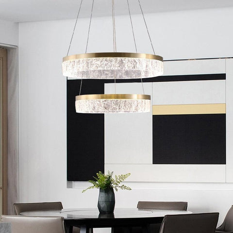 Modern Simple Circular LED Chandelier - Galastellar Modern Simple Circular LED Chandelier - Galastellar