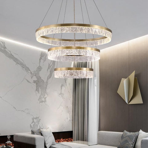 Modern Simple Circular LED Chandelier - Galastellar Modern Simple Circular LED Chandelier - Galastellar