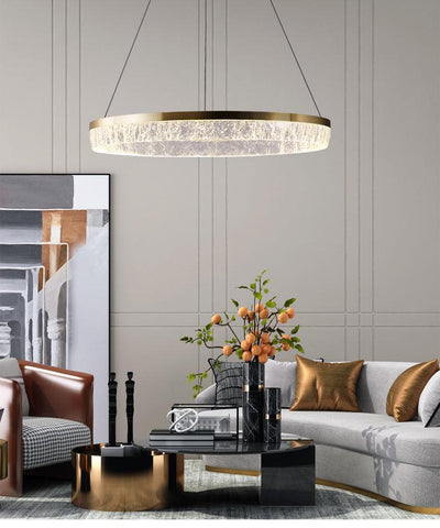 Modern Simple Circular LED Chandelier - Galastellar Modern Simple Circular LED Chandelier - Galastellar
