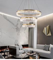 Modern Simple Circular LED Chandelier - Galastellar