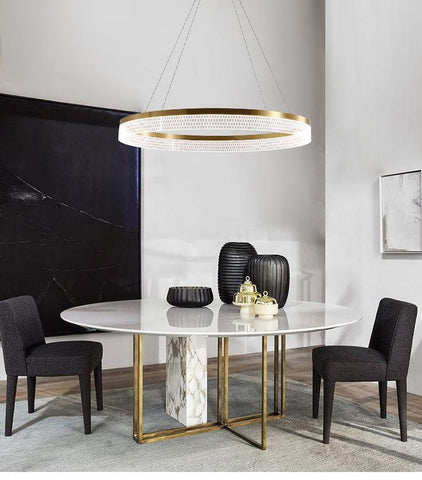 Modern Simple Circular LED Chandelier - Galastellar Modern Simple Circular LED Chandelier - Galastellar
