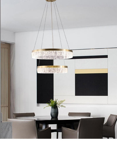 Modern Simple Circular LED Chandelier - Galastellar Modern Simple Circular LED Chandelier - Galastellar