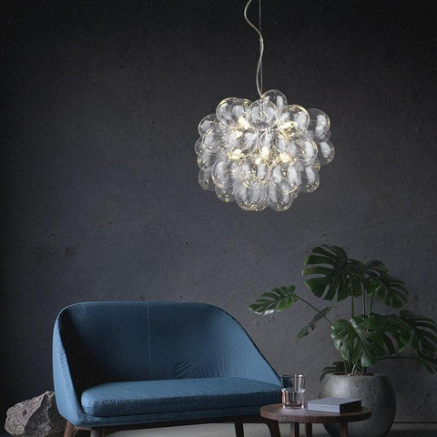 Modern Simple LED Glass Bubble Chandelier - Galastellar Modern Simple LED Glass Bubble Chandelier - Galastellar