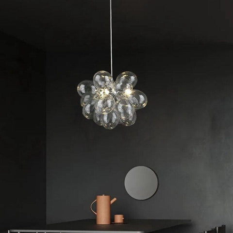 Modern Simple LED Glass Bubble Chandelier - Galastellar Modern Simple LED Glass Bubble Chandelier - Galastellar