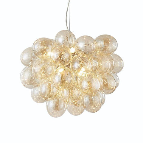 Modern Simple LED Glass Bubble Chandelier - Galastellar Modern Simple LED Glass Bubble Chandelier - Galastellar