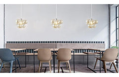 Modern Simple LED Glass Bubble Chandelier - Galastellar