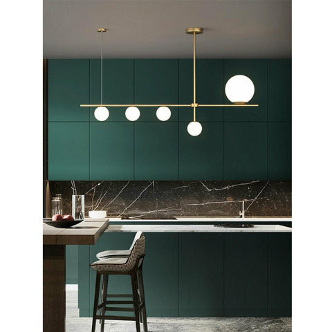 Nordic Art Deco Brass Pendant Lamp - Galastellar Nordic Art Deco Brass Pendant Lamp - Galastellar
