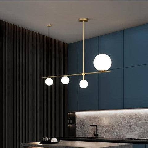 Nordic Art Deco Brass Pendant Lamp - Galastellar Nordic Art Deco Brass Pendant Lamp - Galastellar