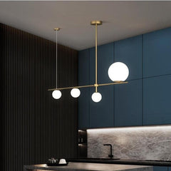 Nordic Art Deco Brass Pendant Lamp - Galastellar