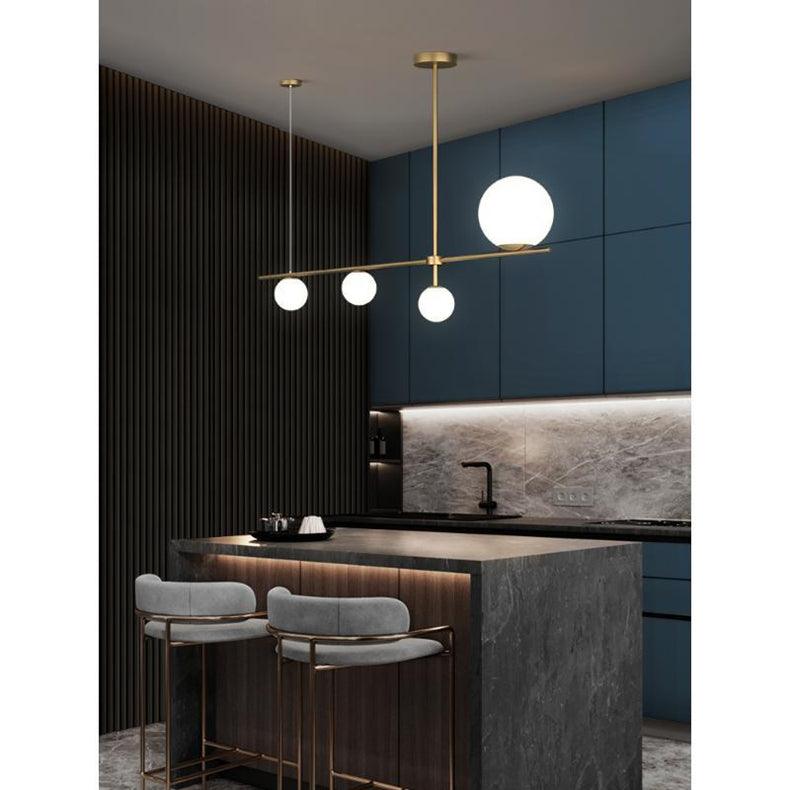 Nordic Art Deco Brass Pendant Lamp - Galastellar