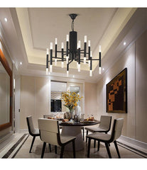 Nordic Creative Vertical Strip LED Chandelier - Galastellar