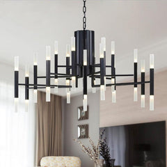 Nordic Creative Vertical Strip LED Chandelier - Galastellar