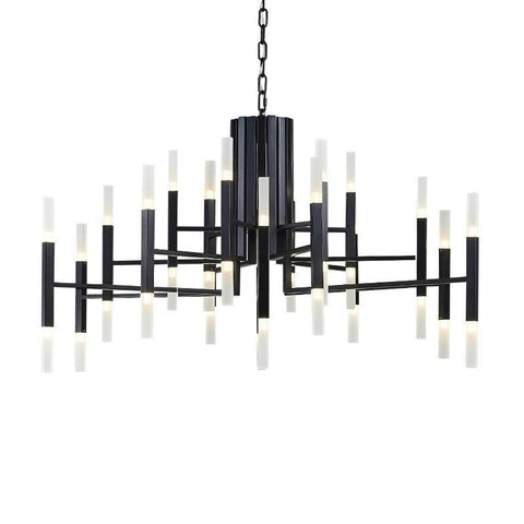 Nordic Creative Vertical Strip LED Chandelier - Galastellar Nordic Creative Vertical Strip LED Chandelier - Galastellar