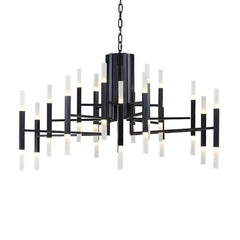 Nordic Creative Vertical Strip LED Chandelier - Galastellar