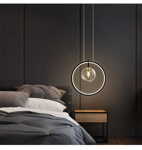 Nordic Glass Bubble Circular Pendant Lamps - Galastellar Nordic Glass Bubble Circular Pendant Lamps - Galastellar