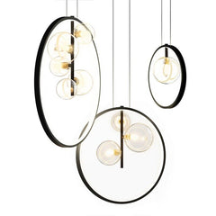 Nordic Glass Bubble Circular Pendant Lamps - Galastellar