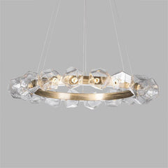 Nordic Irregular Round Glass Chandelier - Galastellar