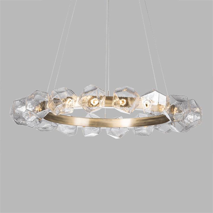 Nordic Irregular Round Glass Chandelier - Galastellar