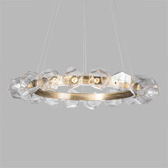 Nordic Irregular Round Glass Chandelier - Galastellar