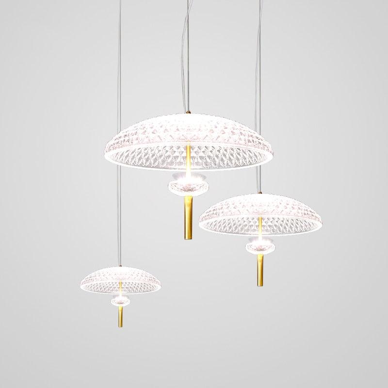 Nordic LED Glass Stone Pendant Lights - Galastellar