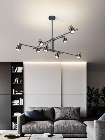 Nordic LED Iron Spot Chandelier - Galastellar Nordic LED Iron Spot Chandelier - Galastellar