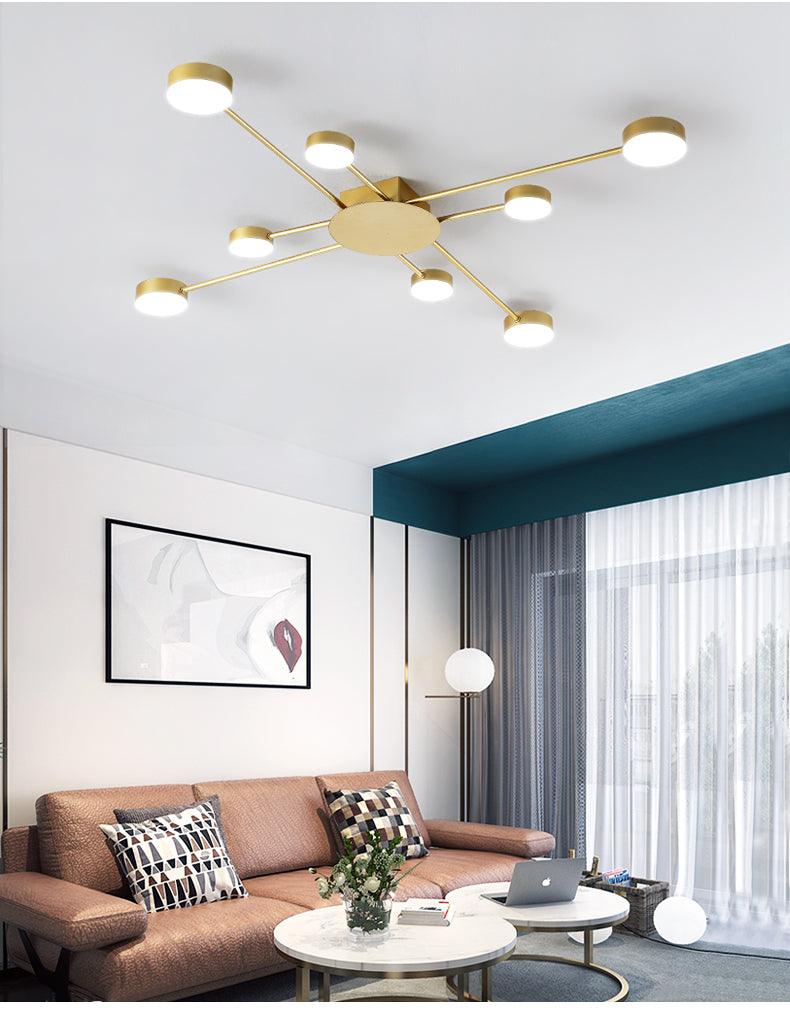Nordic LED Living Room Ceiling Chandelier - Galastellar Nordic LED Living Room Ceiling Chandelier - Galastellar