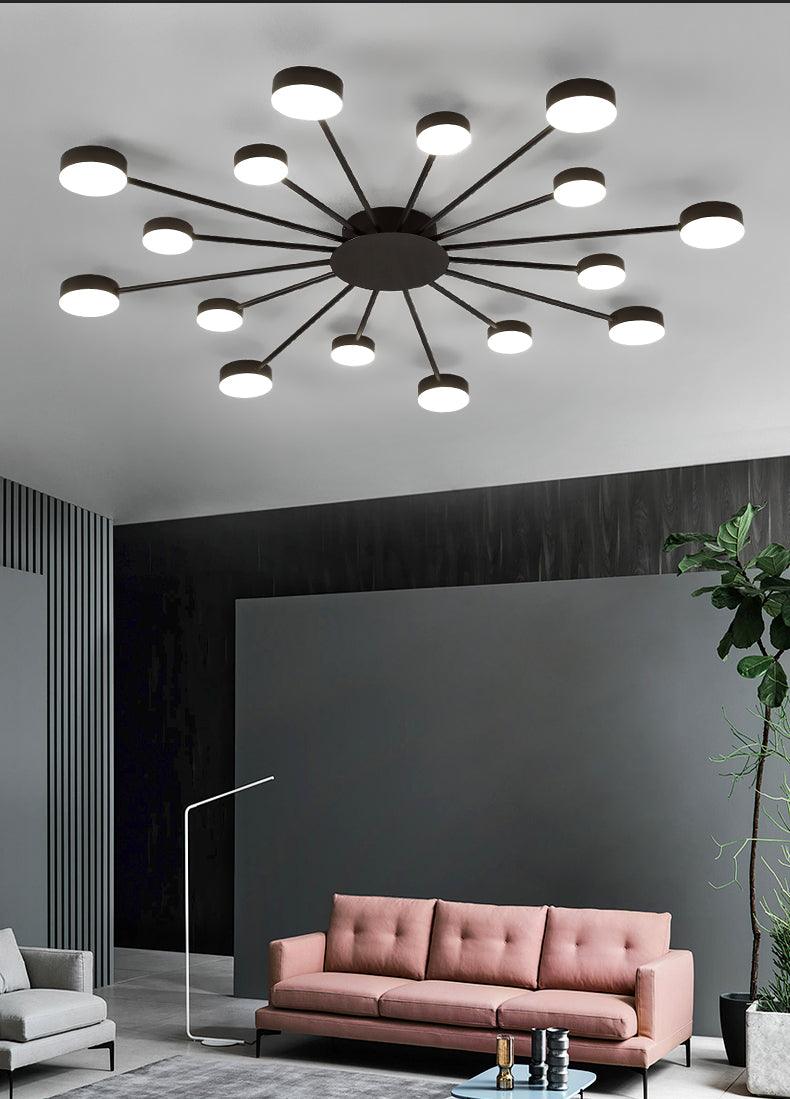 Nordic LED Living Room Ceiling Chandelier - Galastellar
