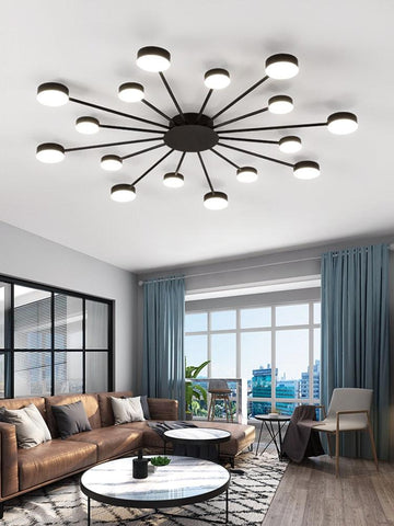 Nordic LED Living Room Ceiling Chandelier - Galastellar Nordic LED Living Room Ceiling Chandelier - Galastellar