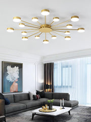 Nordic LED Living Room Ceiling Chandelier - Galastellar