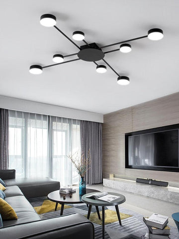 Nordic LED Living Room Ceiling Chandelier - Galastellar Nordic LED Living Room Ceiling Chandelier - Galastellar