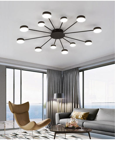 Nordic LED Living Room Ceiling Chandelier - Galastellar Nordic LED Living Room Ceiling Chandelier - Galastellar
