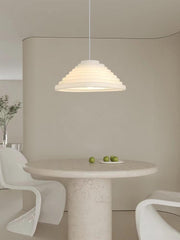 Nordic LED White Terraced Fields Chandelier - Galastellar